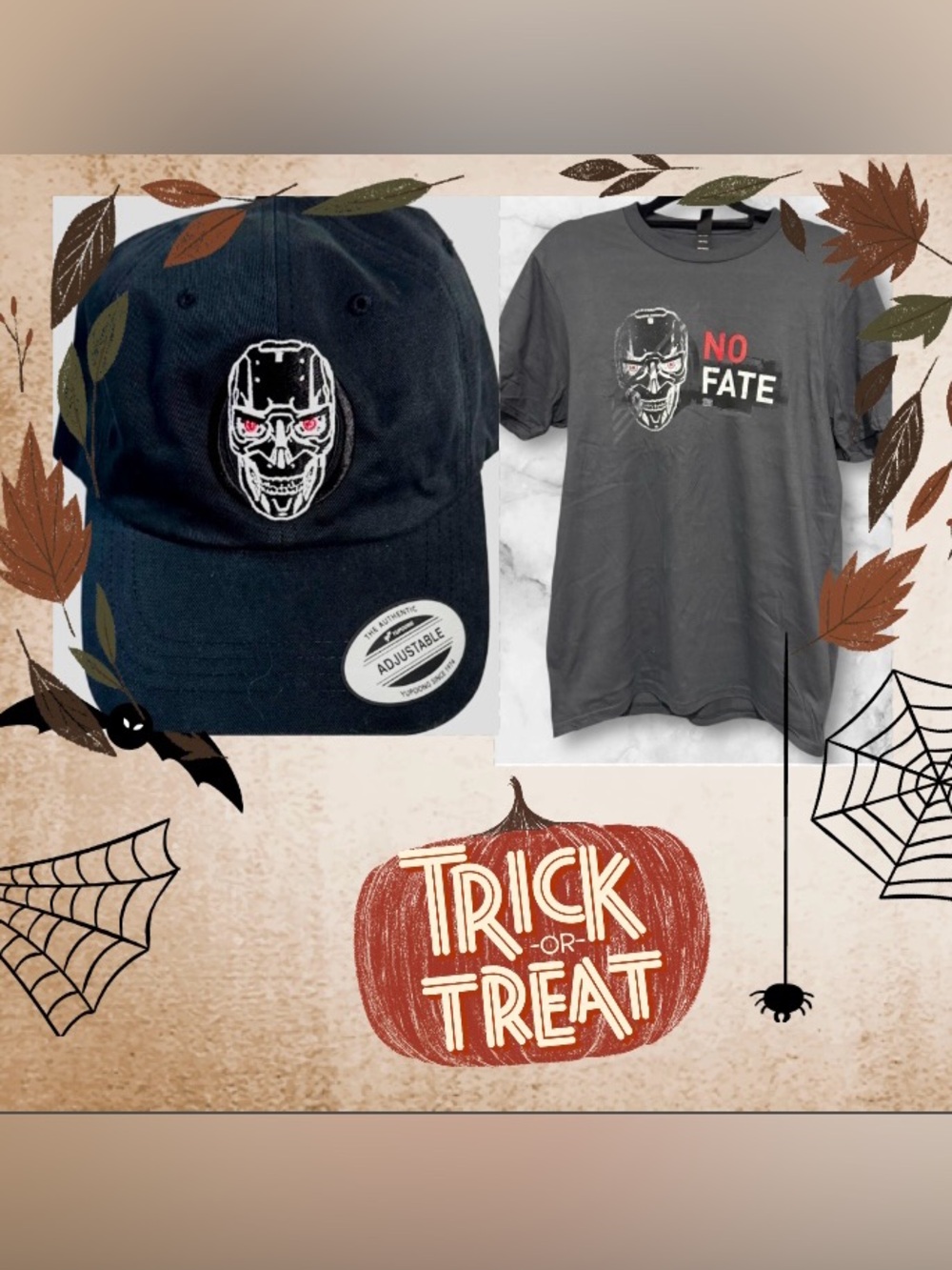 Terminator Dark Fate NWOT Movie Bundle: Graphic T-shirt & Hat Official Merch Med